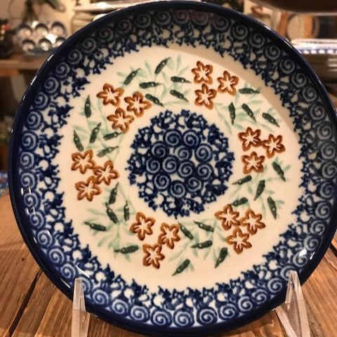 Polish Pottery Signature Bread and Butter Plates