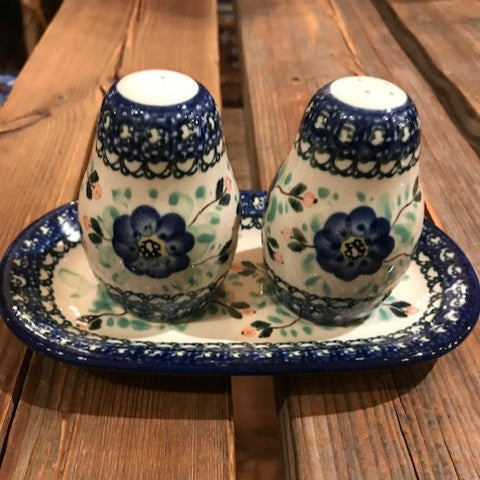 Polish Pottery Signature Salt and Pepper Shakers