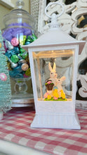 Load and play video in Gallery viewer, Spring Bunnies Glitter Lantern for Just Jill
