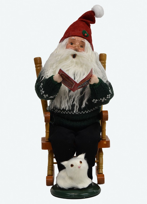 Byers' Choice Santa on Rocker