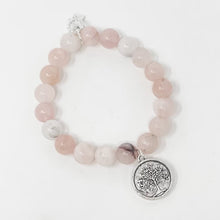 Load image into Gallery viewer, PowerBeads by jen Petites Tree of Life Breast Cancer Awareness Bracelet
