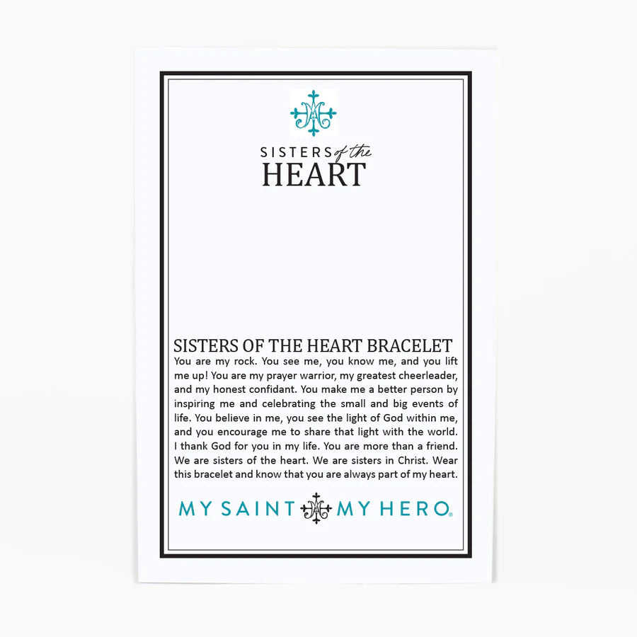 Sisters of the Heart Bracelets - Handwoven Mother of Pearl and Beads – My  Saint My Hero