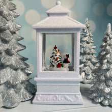 Load image into Gallery viewer, Snowman And Cardinal Choir Glitter Lantern for Just Jill
