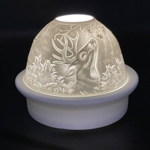 Luumii Lights Animal Motif Porcelain Dome w/ LED Base