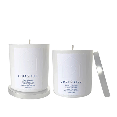 Just Jill Scented Candles Sea Minerals and Fresh Cut Grass (2 pack)