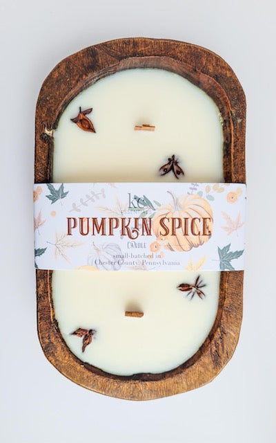 Just Jill Pumpkin Spice Dough Bowl Candle