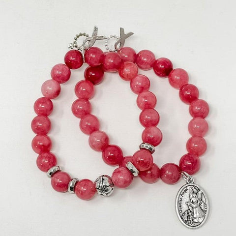 PowerBeads by jen Petites 2024 Breast Cancer Awareness Bracelet