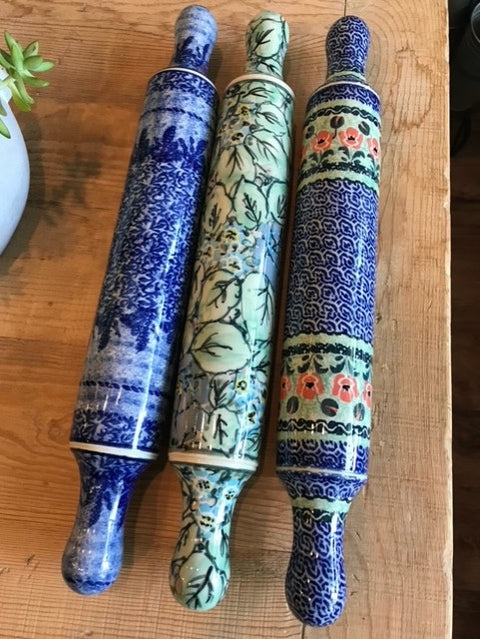 Polish Pottery Signature Pastry/Rolling Pin