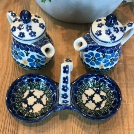 Polish Pottery Signature Oil and Vinegar Set