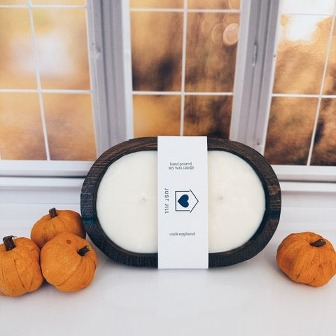 Just Jill Pumpkin Spice Dough Bowl Candle