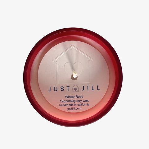 Just Jill Set of 2 Limited Edition Winter Rose Candles (2 pack)