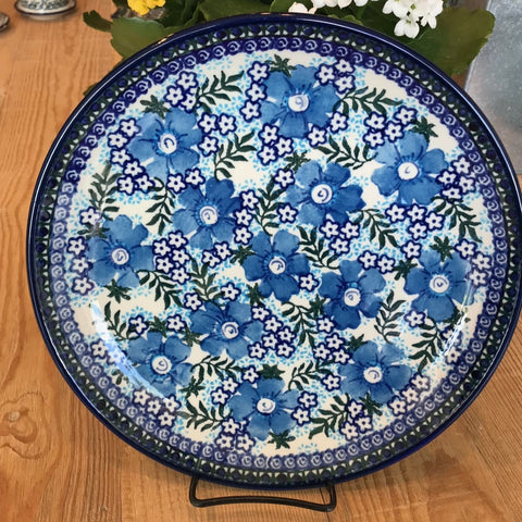 Polish Pottery Signature Dinner/Wall Hanging Plate