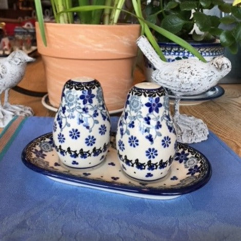 Polish Pottery Salt and Pepper Shakers