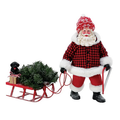 Possible Dreams Santa Picking the Perfect Tree