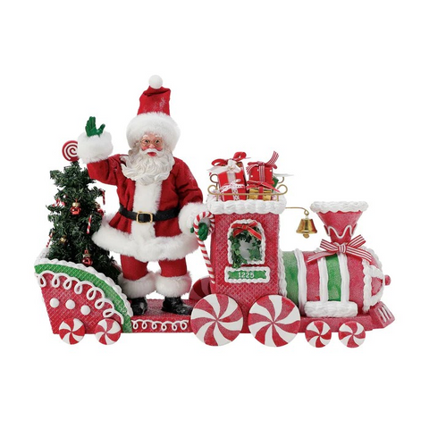 Possible Dreams Santa Candy Cane Train