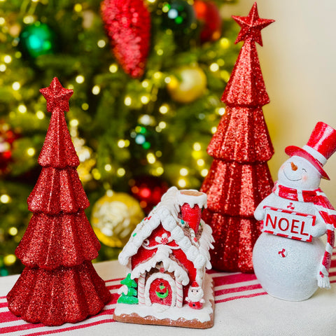 Set of 2 Glitter Trees for Just Jill