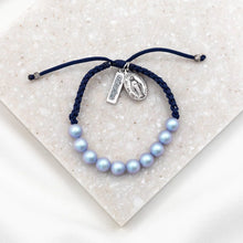 Load image into Gallery viewer, My Saint My Hero &quot;She is Radiant&quot; Pearl Crystal Bracelet
