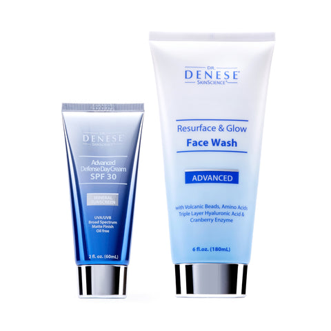 Dr. Denese Resurface and Glow face Wash & SPF 30