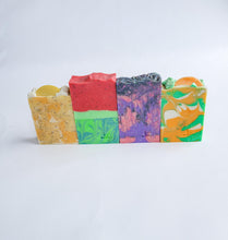 Load image into Gallery viewer, kc Essentials Set of 4 Artisan Crafted Fruit Soaps
