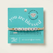 Load image into Gallery viewer, Little Words Project and My Saint My Hero Blessed Bracelet

