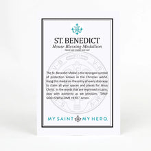 Load image into Gallery viewer, My Saint My Hero St Benedict House Blessing Medal
