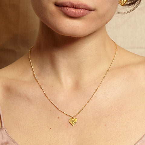 Satya Spirit of Love Gold Heart Necklace