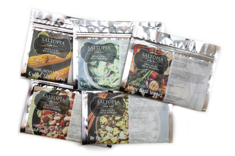 Saltopia Grill Guru and Side Sensations Ready to Use Pouches