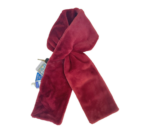 Sprigs Faux Fur Scarf with Velvet Perfect Fit Texting Gloves