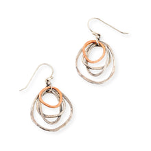 Load image into Gallery viewer, Danny Newfeld Rose Gold Sterling Organic Dangle Earrings
