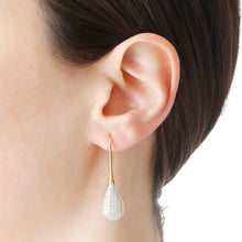 Load image into Gallery viewer, Louis Dell&#39;Olio Sterling Silver &quot;Lacrime di Gioia&quot; Pave Drop Earrings
