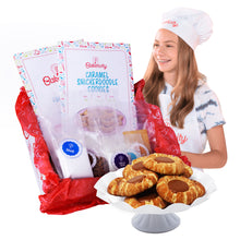 Load image into Gallery viewer, Baketivity 2-Pack Cookie Baking Kits-Yum&amp;M and Caramel Snickerdoodles
