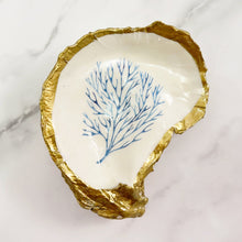 Load image into Gallery viewer, Grit and Grace Gilded Seascape Collection Oyster Shell Dishes
