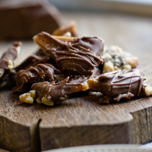 Load image into Gallery viewer, Pieces of Scamps Toffee Dark Chocolate Toffee
