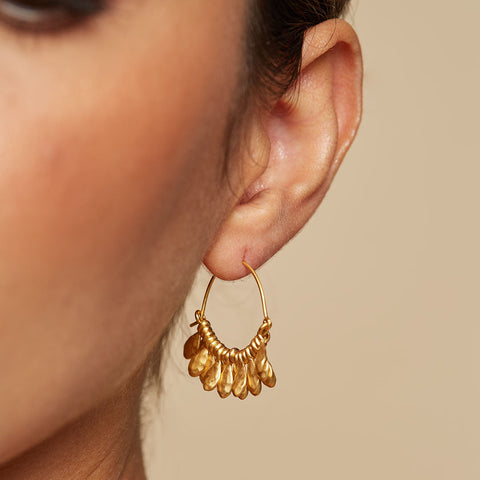 Satya Petal of Beauty Hoop Earrings