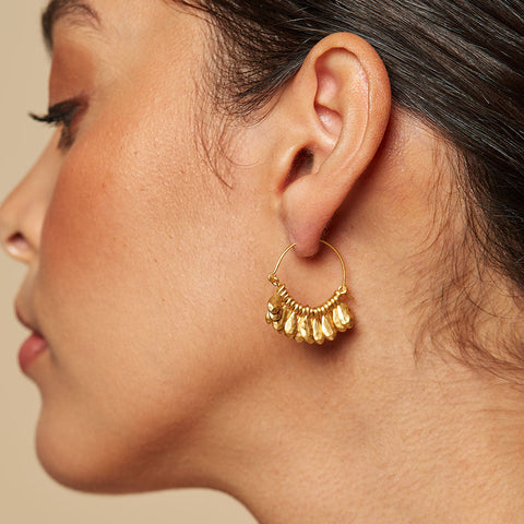 Satya Petal of Beauty Hoop Earrings