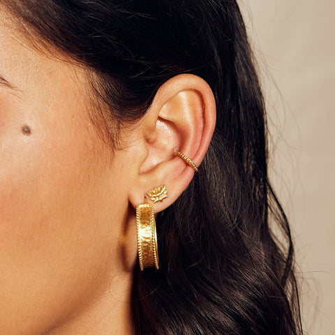 Satya Bold Spirit Gold Hoop Earrings