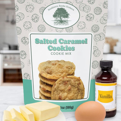 Southern Roots Sisters Gourmet Cookie Salted Caramel Cookie Mix 