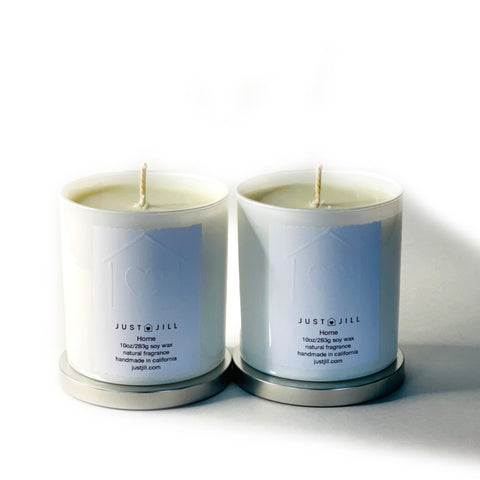 Just Jill Scented Candles White Signature "Home" Fragrance (2-pack)