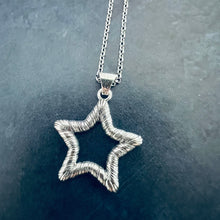 Load image into Gallery viewer, Danny Newfeld Sterling Silver Star Pendant

