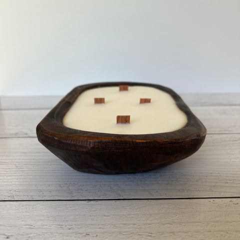 Just Jill Dough Bowl Rustic "Home" Fragrance Candle