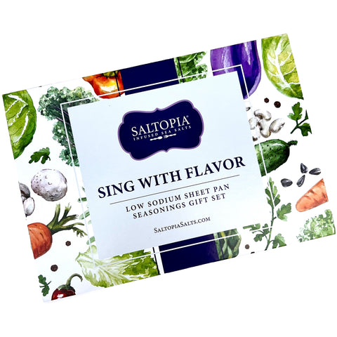 Saltopia "Sing with Flavor" Low-Sodium Sheet Pan Seasonings