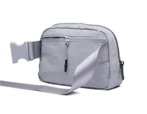 WanderFull Grey HydroBeltbag with Removable Hydration Holster