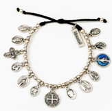 Load image into Gallery viewer, My Saint My Hero Glory Saints and Angels Charm Bracelet
