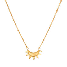 Load image into Gallery viewer, Satya Emergence Gold Sunburst Necklace
