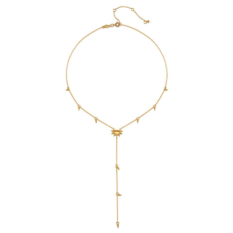 Satya Light of Day Gold Lariat Necklace
