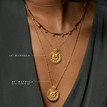 Load image into Gallery viewer, Satya Gold Mandala Necklace
