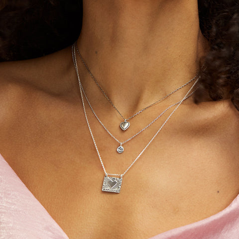 Satya Sterling Silver True Heart Pendant Necklace