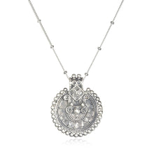 Load image into Gallery viewer, Silver Mandala Necklace - Satya Online
