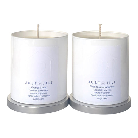 Just Jill Scented Candles (2-pack)  Orange Clove/Black Currant