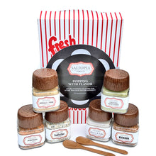 Load image into Gallery viewer, Saltopia &quot;Popping with Flavor&quot; Popcorn Snack Salts Gift Set
